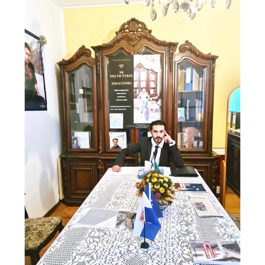 Saad Khan - President of South Tyrol Solicitors